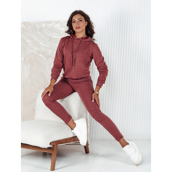 BASIC Vínová dámska tepláková súprava AY1090 57187414