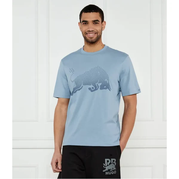HUGO Tričko Dricard_RB | HUGO X RACING BULLS | Relaxed fit 62337389