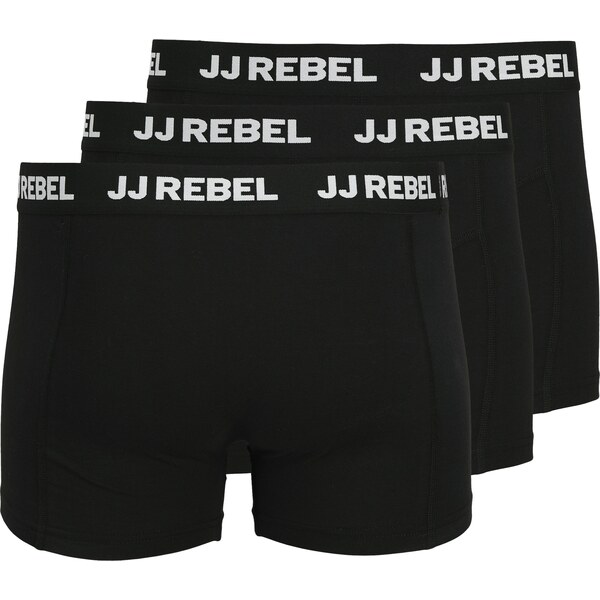 JJ Rebel Boxerky čierna / biela 62341208
