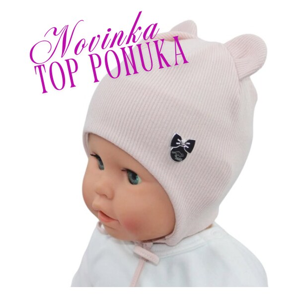 RADA Kojenecká čiapka Tinka Rebro 62231643
