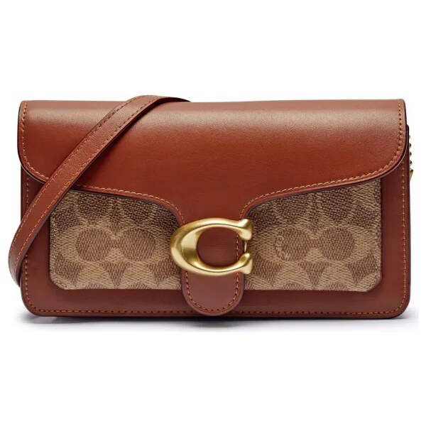 Coach Kožená crossbody kabelka / listová kabelka Tabby Chain 61830900