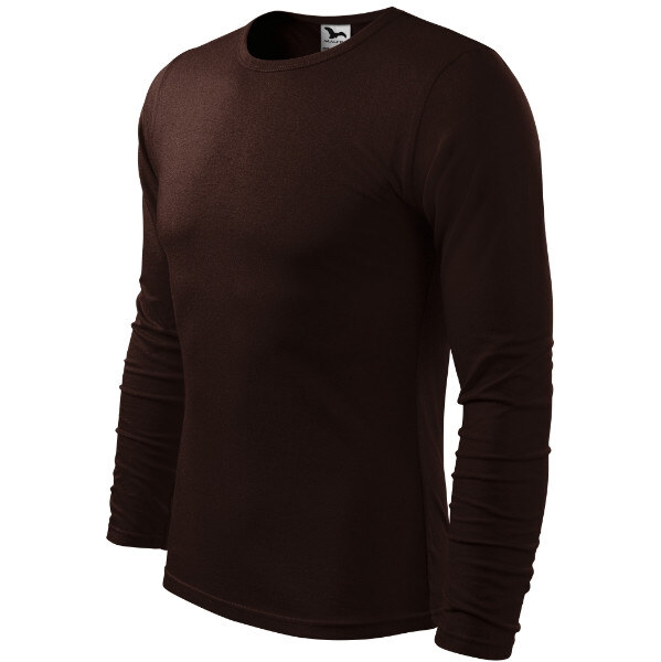 MALFINI, a.s. Fit-T LS pánska košeľa kávová 62348944