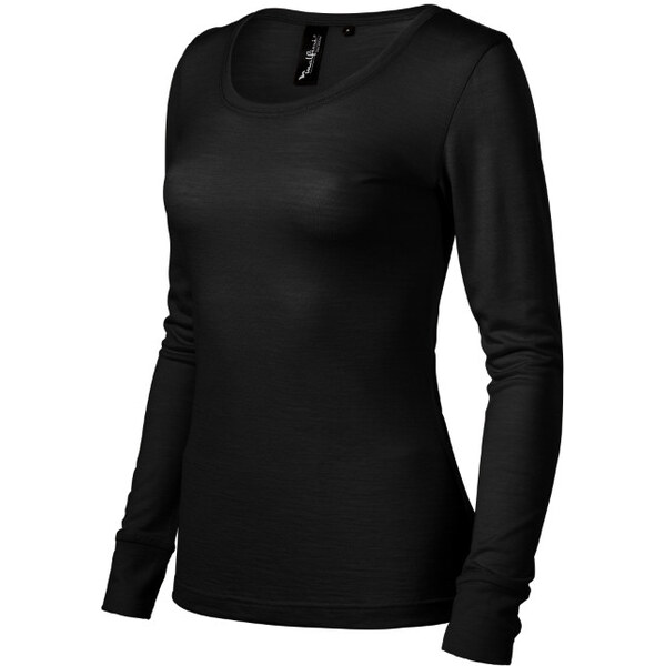 MALFINI, a.s. Dámske tričko Merino Rise LS čierne 62349316