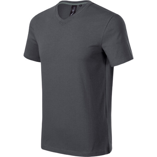 MALFINI, a.s. Tričko s výstrihom do V Action light anthracite 62349329