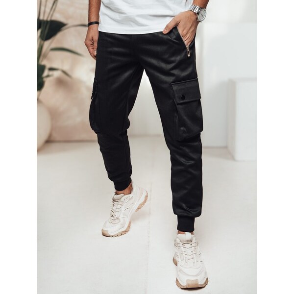 Dstreet Pútavé čierne kapsáčové joggery 62353561