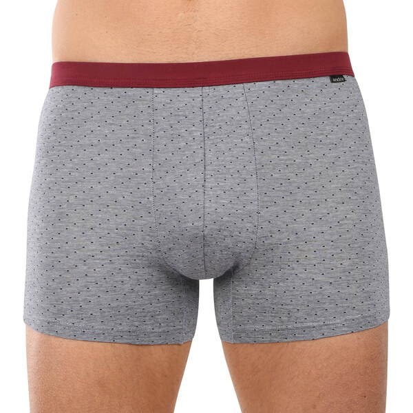 3PACK pánske boxerky Andrie sivé (PS 5702) 62353674