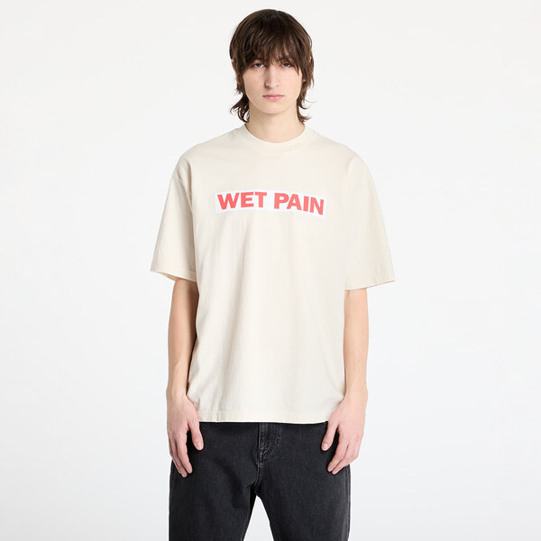 Tričko PLEASURES Wet Pain T-Shirt Cream S 62361730