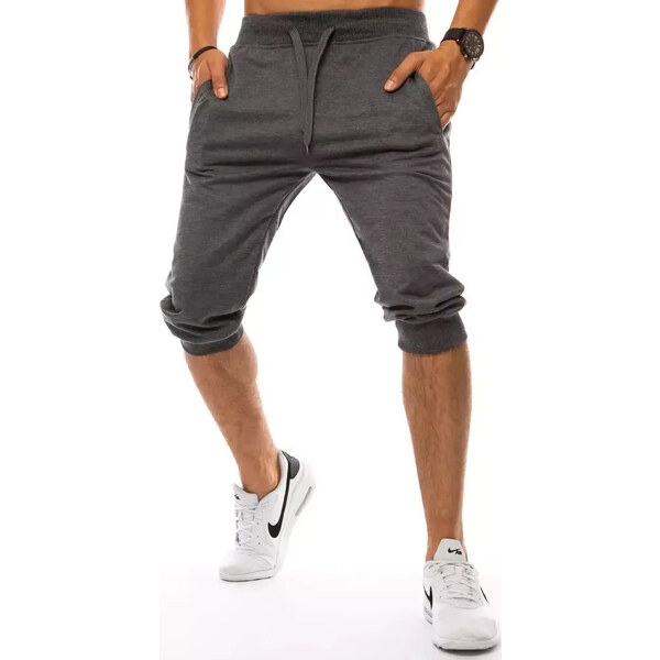 BASIC Antracitové pánske 3/4 nohavice SX1533 25681362