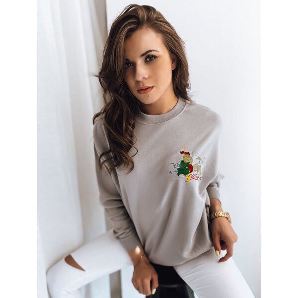 BASIC Sivá mikina s potlačou na chrbte JAPANESE BY0928z 45555909