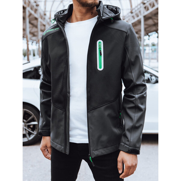 BASIC Čierna softshellová bunda TX4479 45555938