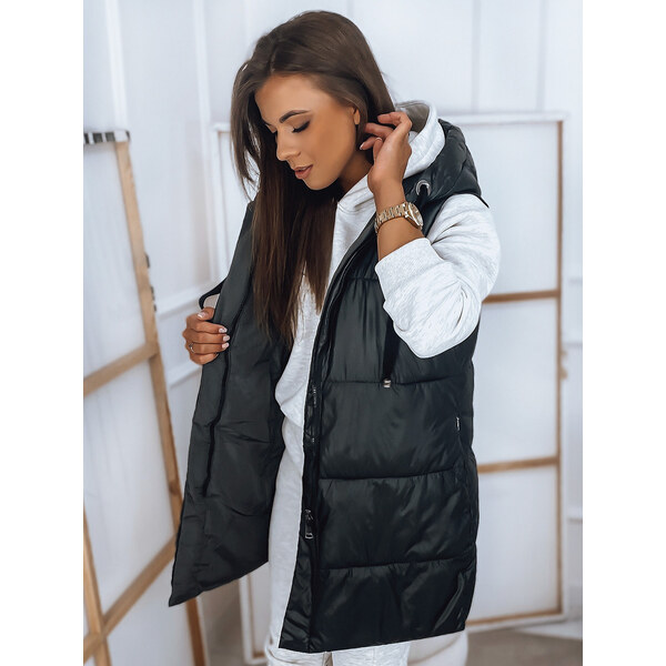 BASIC Čierno-sivá obojstranná vesta ROSI TY2840 34902073