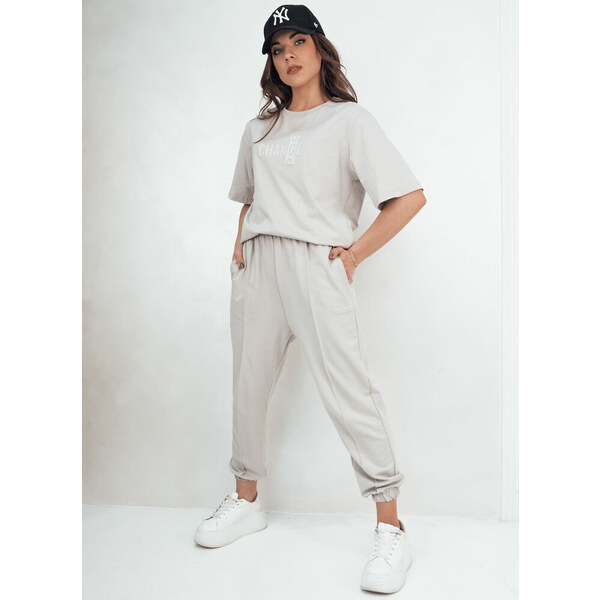 BASIC Sivá súprava trička a teplákov ZIMELAN AY1031 52672393