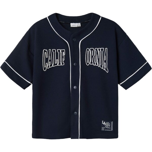 NAME IT Košeľa NKMDATTO námornícka modrá / biela 62899835