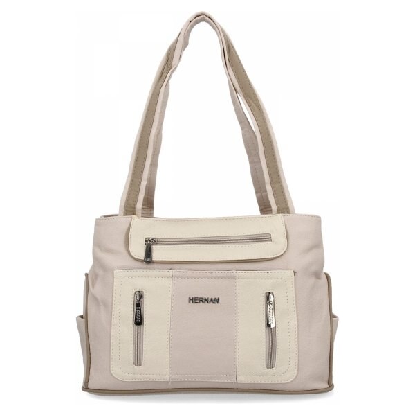 Dámská kabelka shopper bag Hernan béžová 3892-1 62379918
