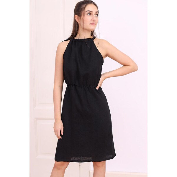 Lotika Linen Letné ľanové šaty na zaväzovanie 63334431