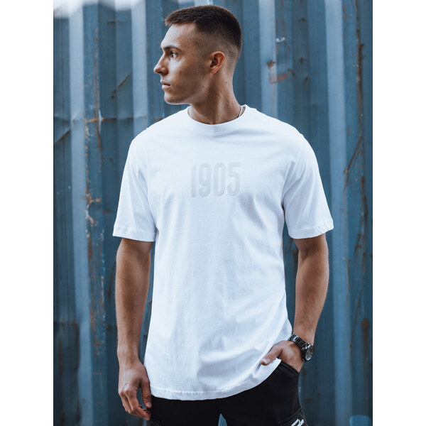 BASIC Biele tričko s potlačou RX5519 52673266