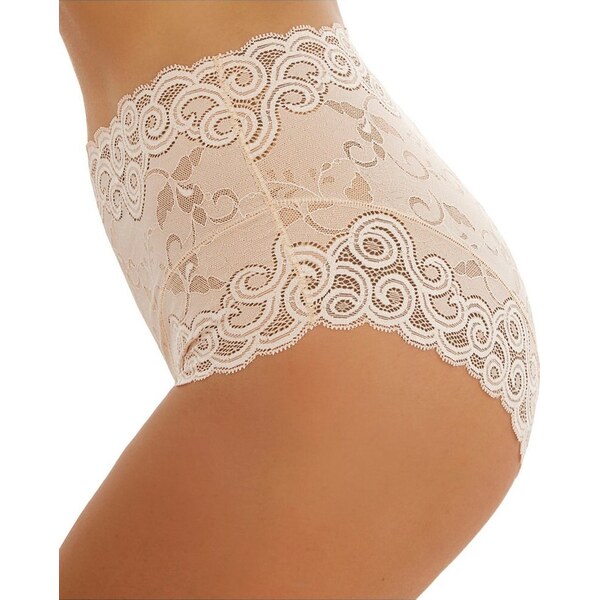 Vysoké dámske nohavičky s elegantnou čipkou Emili Ines S-XL 62380486