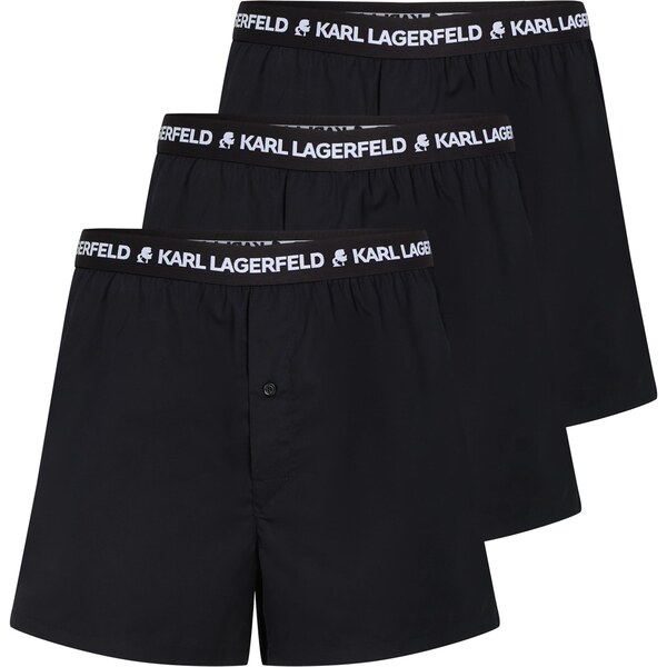 Karl Lagerfeld Boxerky čierna / biela 62385613