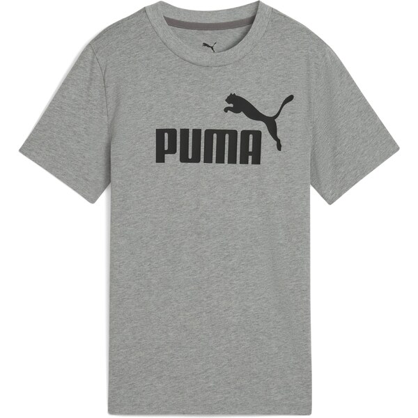 PUMA Tričko ESS No. 1 sivá melírovaná / čierna 62385643