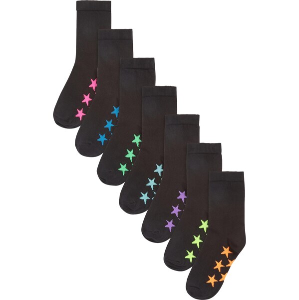 Next Ponožky svetlozelená / fialová / ružová / čierna 62385860