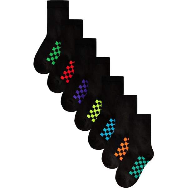 Next Ponožky tyrkysová / azúrová / žltá / zelená / modrofialová / 62385858