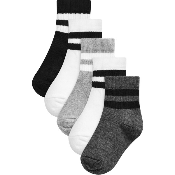 Next Ponožky sivá / čierna / biela 62385877