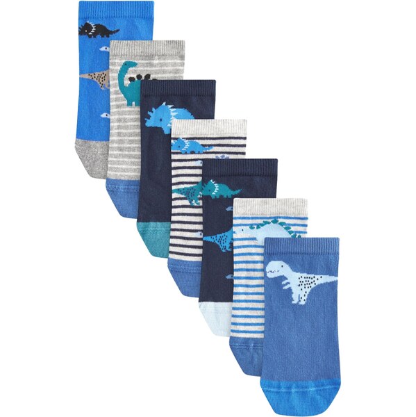 Next Ponožky námornícka modrá / enciánová / modrozelená / sivá 62385874