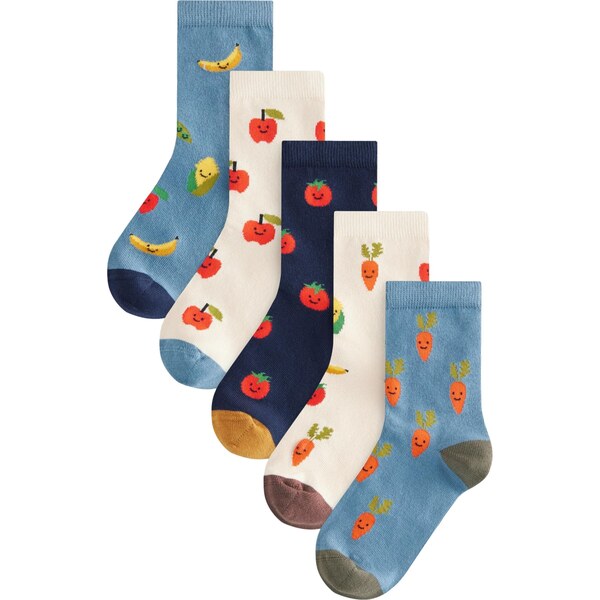 Next Ponožky námornícka modrá / zafírová / červená / biela 62385882