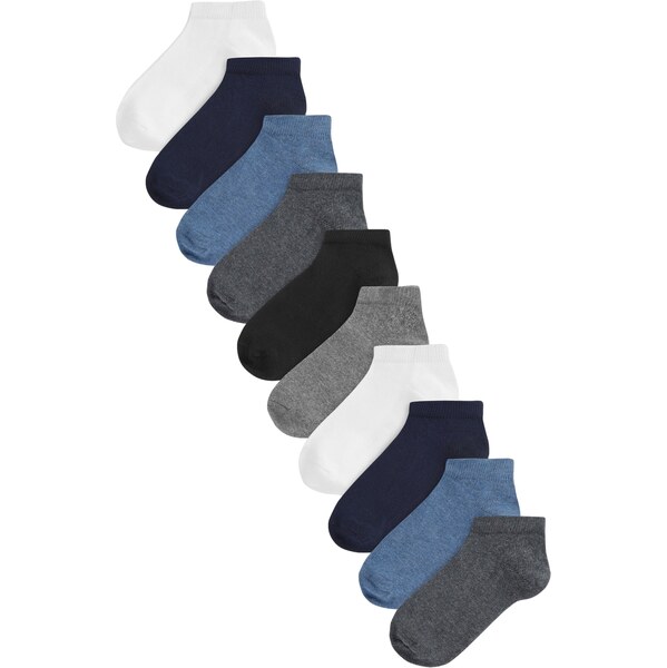 Next Ponožky námornícka modrá / kráľovská modrá / sivá / sivá 62385901