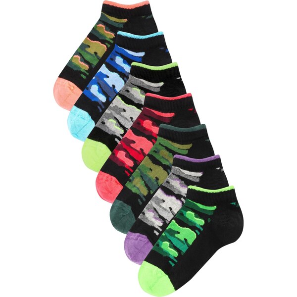 Next Ponožky zelená / fialová / marhuľová / čierna 62385895