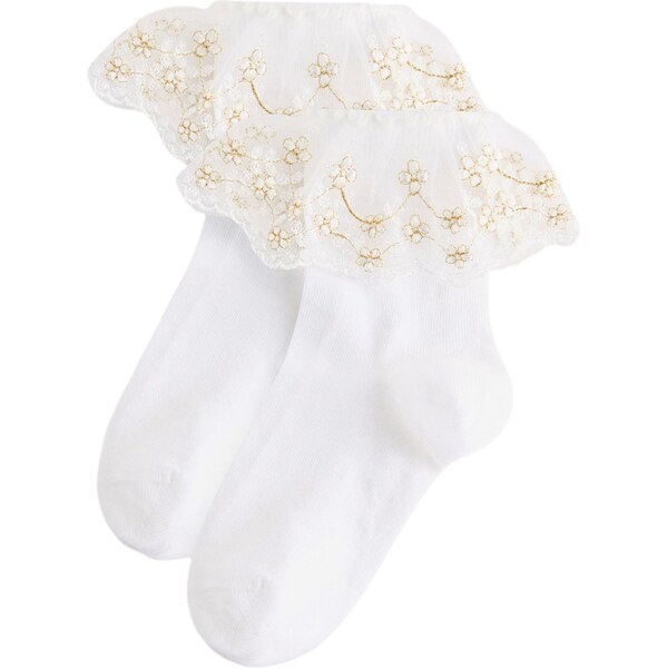 Next Ponožky Bridesmaid žltá / biela 62385904