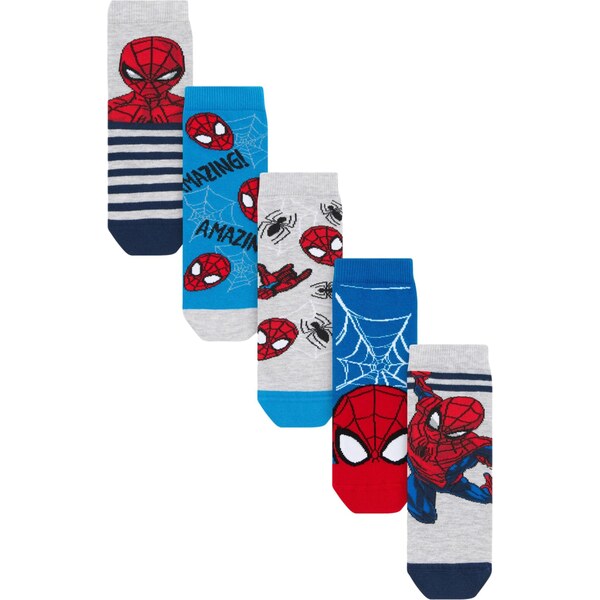 Next Ponožky námornícka modrá / azúrová / sivá melírovaná / červená 62385912