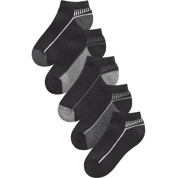 Next Ponožky tmavosivá / sivá melírovaná / čierna 62385927