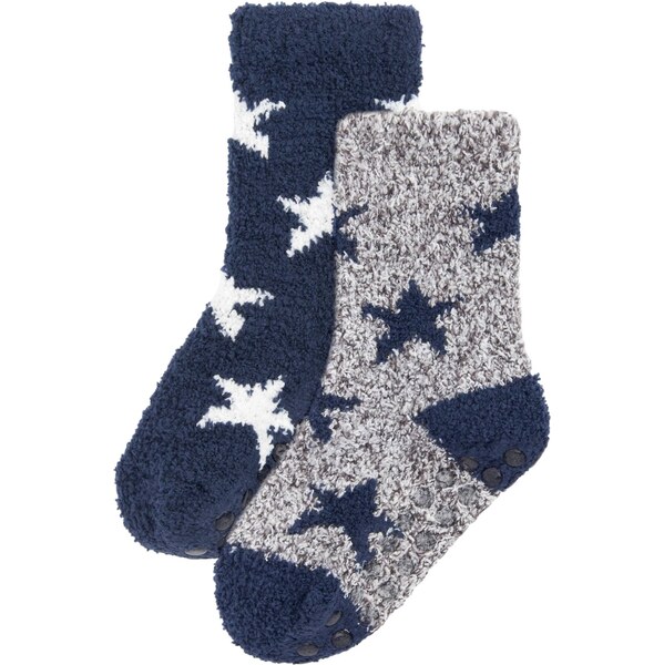 Next Ponožky námornícka modrá / sivá melírovaná 62385933
