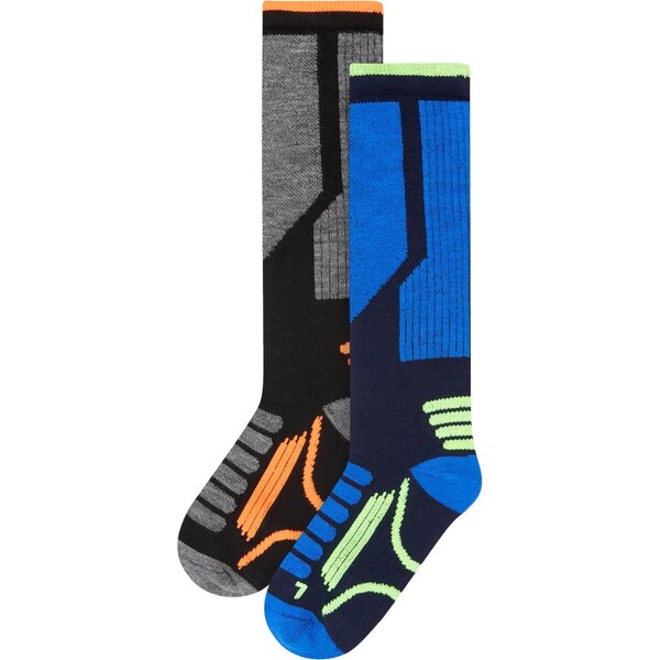 Next Ponožky kráľovská modrá / svetlozelená / oranžová / čierna 62385958