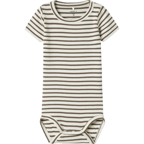 NAME IT Body NBNBani čokoládová / biela 62386039
