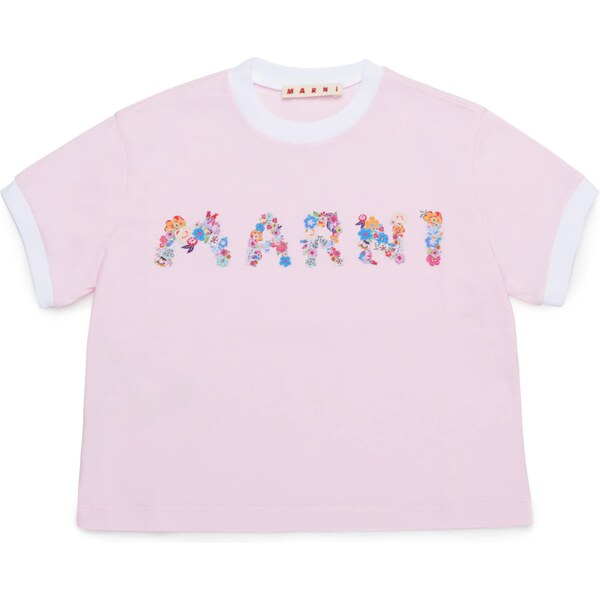 Marni Tričko modrá / oranžová / ružová / biela 63212948