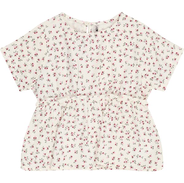 Only Mini Blúzka KMGThyra krémová / zelená / ružová / vínovo červená 63125689