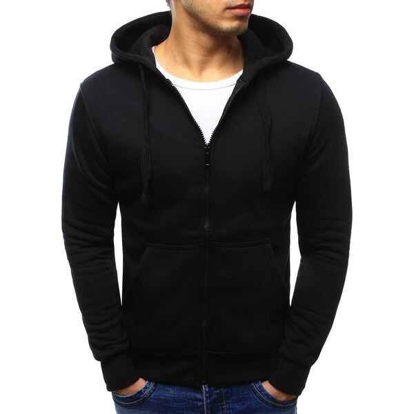 BASIC Pánska čierna mikina bx2192 8946173