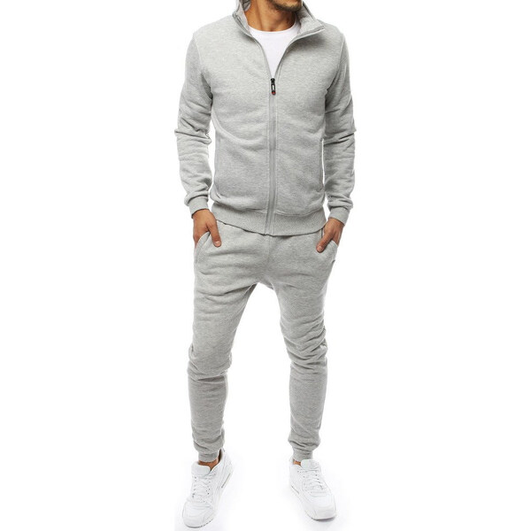 BASIC Pánska tepláková súprava - svetlosivá ax0228 31057040