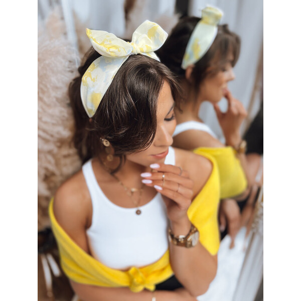 BASIC Žltá dámska čelenka ANDOYA HY0027 42769702