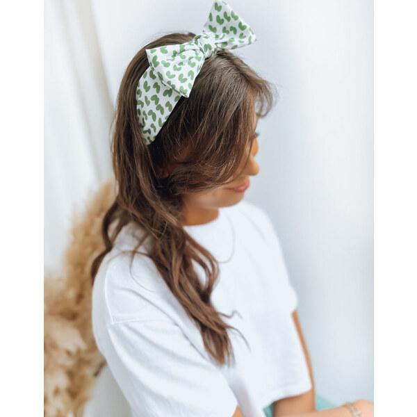 BASIC Smotanovo-zelená čelenka ONTARIO so vzormi HY0034 42769704