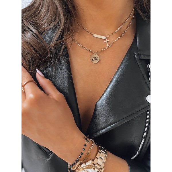 BASIC Zlatý náhrdelník MARBLE IY0081 43935999