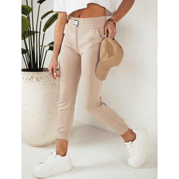 BASIC Béžové tepláky DAVE UY1813 49119643