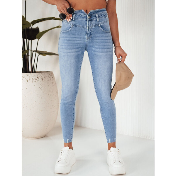 BASIC Svetlomodré skinny rifle MARIE UY1867 49135952