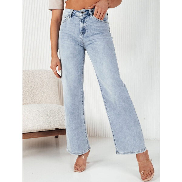 BASIC Svetlomodré dámske široké džínsové nohavice KIM UY1869 49135954