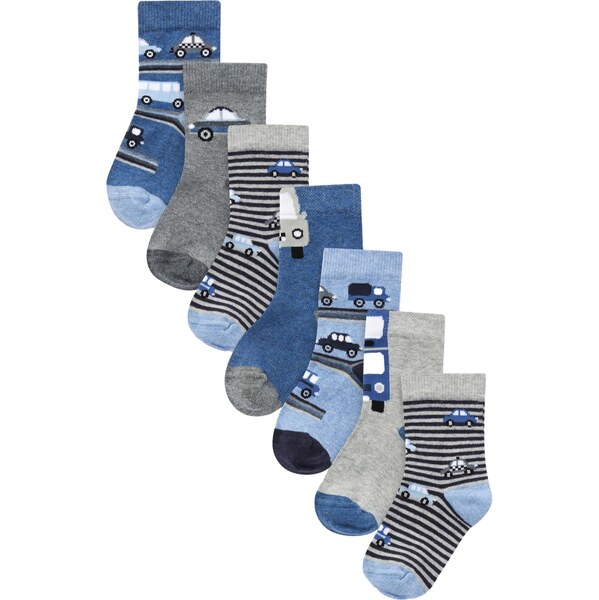 Next Ponožky opálová / tmavomodrá / sivá / tmavosivá 62396098