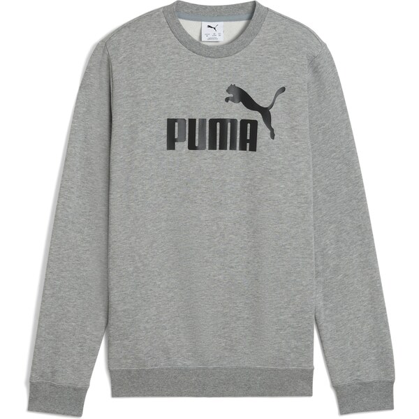 PUMA Mikina ESS No. 1 sivá melírovaná / čierna 62396260