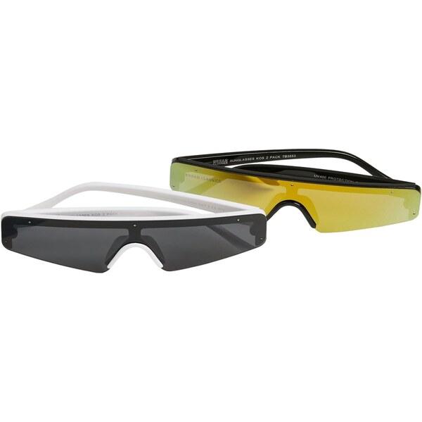 Urban Classics Slnečné okuliare Kos citrónová žltá / čierna / biela 63140600