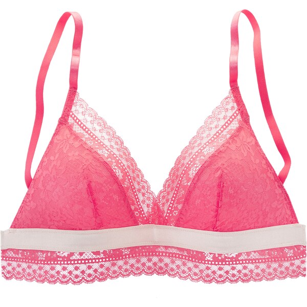 VIVANCE Podprsenka malinová / biela 62682580